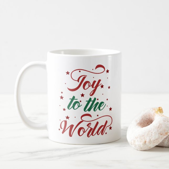 Caneca De Café alegria para o mundo (Com Donut)