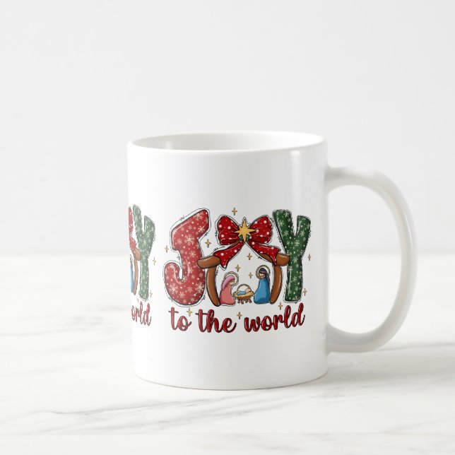 Caneca de Café Alegria Para o Mundo (Direita)