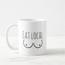 Aleitamento Humor "Coma Local" Mug