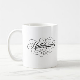 Caneca De Café Aleluia Monograma