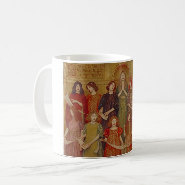 Caneca De Café Aleluia (por Thomas Cooper Gotch) (Frente Esquerda)