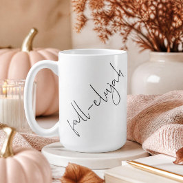 Caneca De Café Alelujá do Outono (Hallelujah It's Fall)