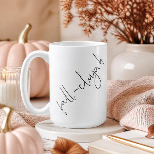Caneca De Café Alelujá do Outono (Hallelujah It's Fall)