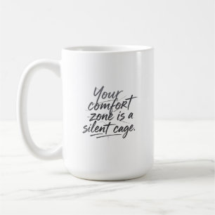 Caneca De Café Além da zona de conforto