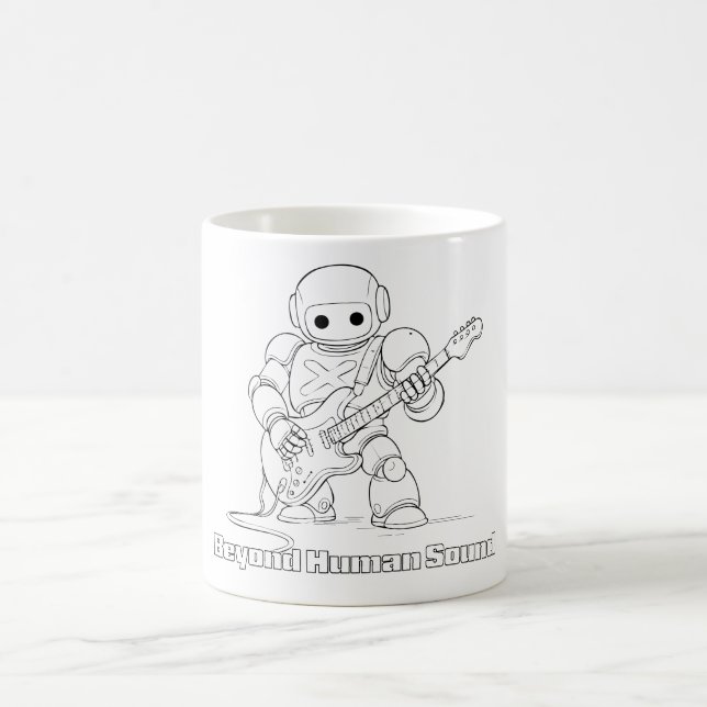 Caneca De Café Além do som humano (Centro)