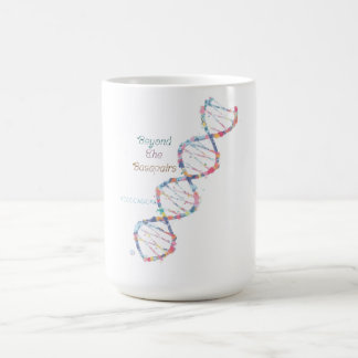 Caneca De Café ☕ além dos pares de bases | Clássico DNA Science