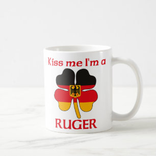 Caneca De Café Alemães personalizados beijam-me que eu sou Ruger
