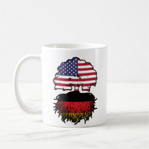 Caneca De Café Alemanha Alemã Americana EUA Estados Unidos Améric