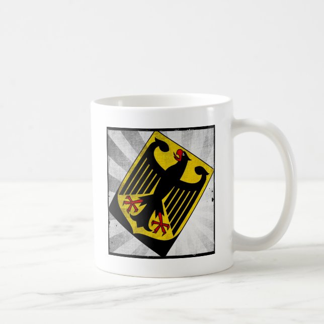 Caneca De Café Alemanha estilizada COA (Direita)