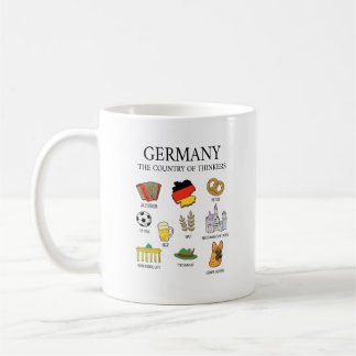 Caneca De Café Alemanha Landmarks Mug, Germany Mug, Alemanha Gift