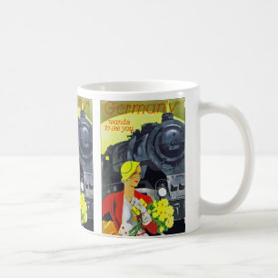 Caneca De Café Alemanha quer te ver
