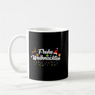 Caneca De Café Alemão de Natal Frohe Weihnachten
