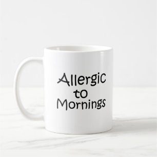 Caneca De Café Alergia à manhã