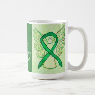 Caneca De Café Alergias à comida Sensibilização Ribbon Angel C