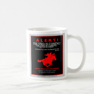 Caneca De Café Alerta! A Nova Ordem Mundial está chegando