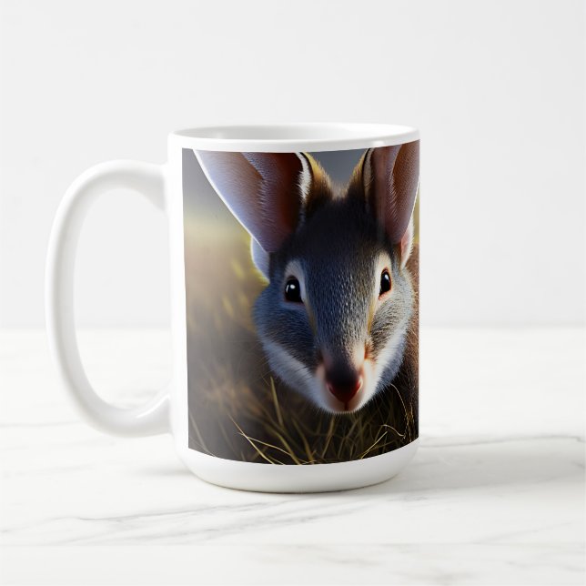 Caneca De Café Alerta Bilby Australiano, Coffee Mug (Esquerda)