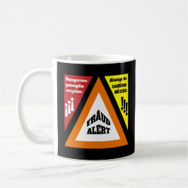 Caneca De Café Alerta de fraude