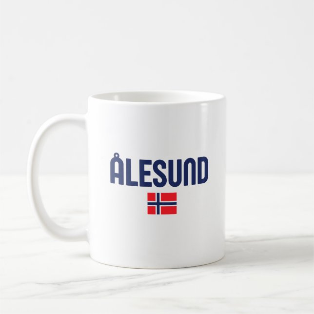 Caneca De Café ÅLESUND Noruega (Esquerda)