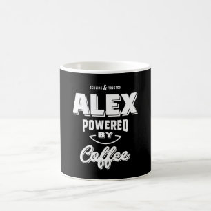 Caneca De Café Alex Personalizado Nome Aniversário Presente