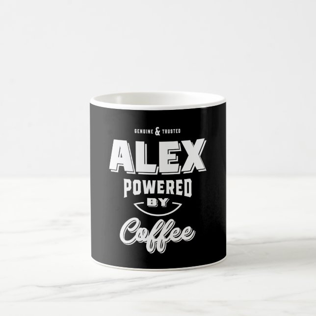 Caneca De Café Alex Personalizado Nome Aniversário Presente (Centro)