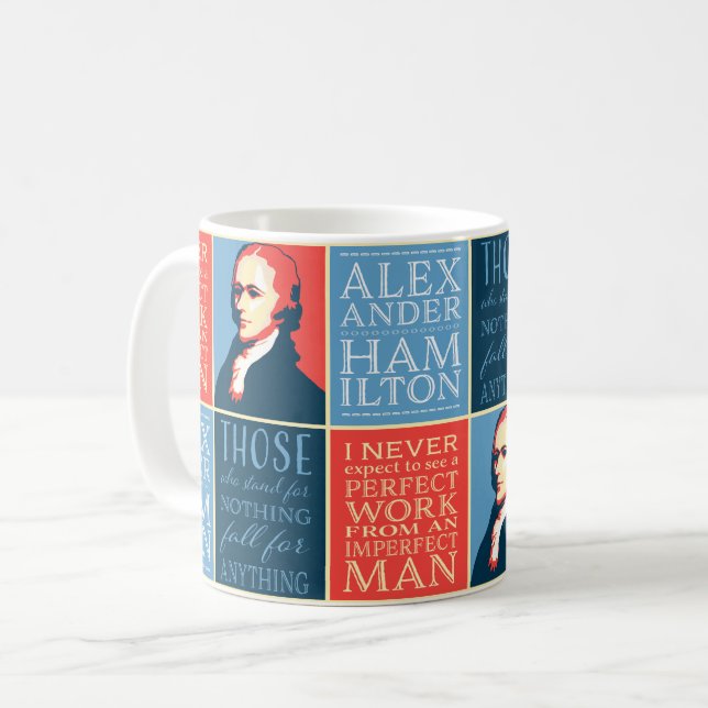 Caneca De Café Alexander Hamilton Cotes (Frente Esquerda)