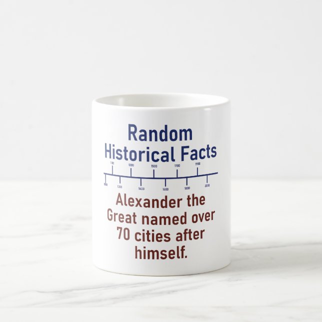 Caneca De Café Alexander O Excelente Chamado - Fato Histórico (Centro)