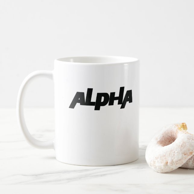 Caneca De Café Alfa (Com Donut)