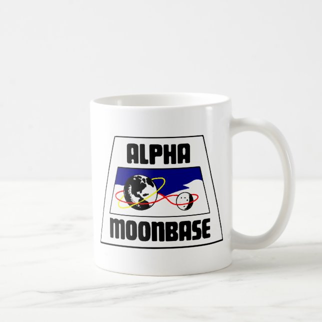 Caneca De Café Alfa de Moonbase (Direita)