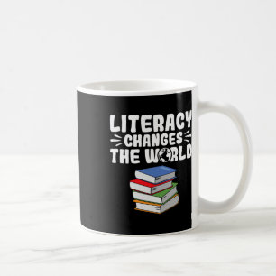 Caneca De Café Alfabetização Altera O Professor De Leitura Do Mun