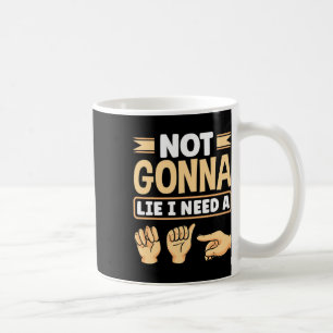 Caneca De Café Alfabeto em Língua de Sinais Americana Professor d
