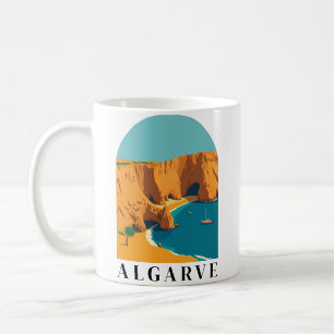 Caneca De Café Algarve, Portugal, Arte Retroativa Europeia