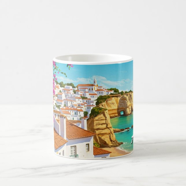Caneca De Café Algarve Portugal Viagem (Centro)