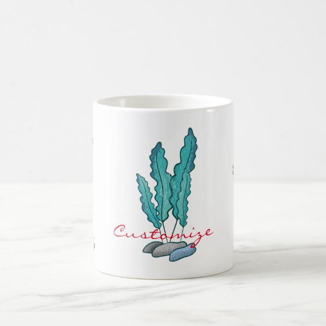 Caneca De Café Algas Azuis Algas Thunder_Cove (Centro)