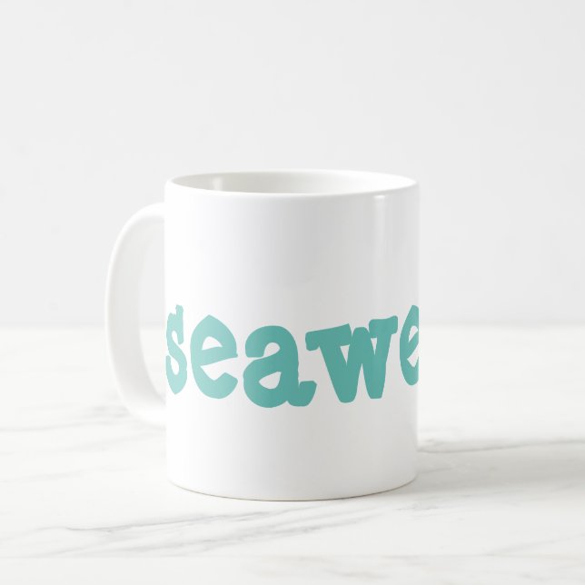 Caneca De Café algas marinhas (Frente Esquerda)