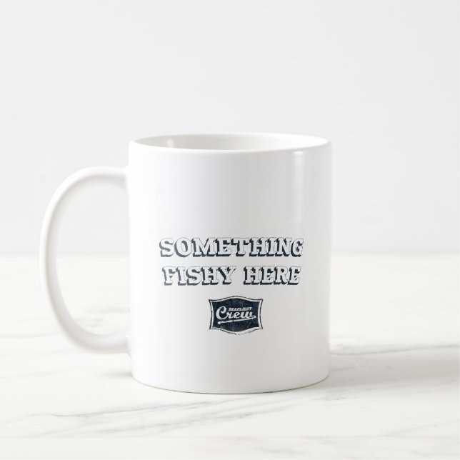 Caneca De Café Algo duvidoso agride aqui (Esquerda)