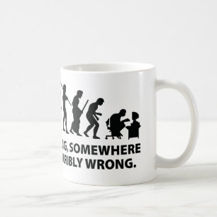 Caneca De Café Algo, Em Algum Lugar, Estava Muito Errado
