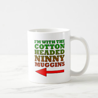 Caneca De Café Algodão Com Ninny Muggins Engraçado
