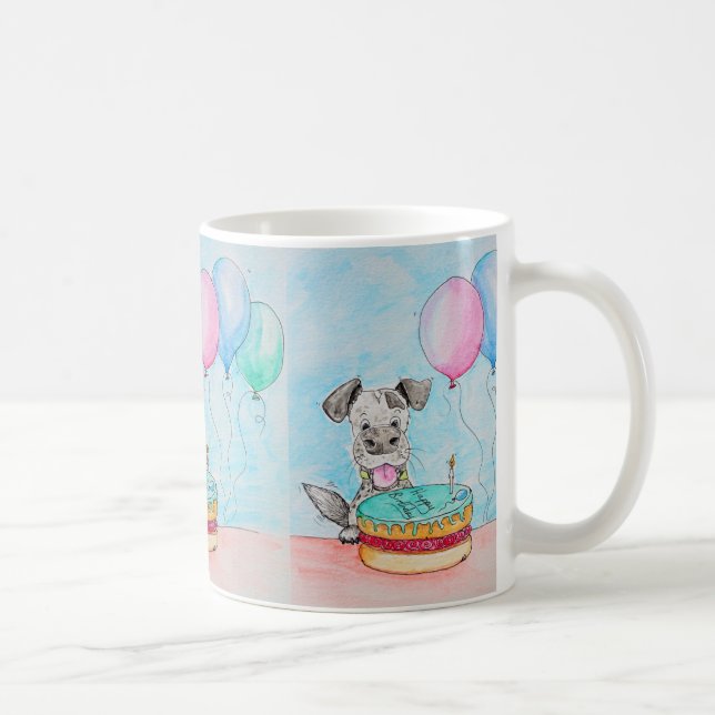 Caneca De Café Alguém Disse Bolo De Aniversário? (Direita)
