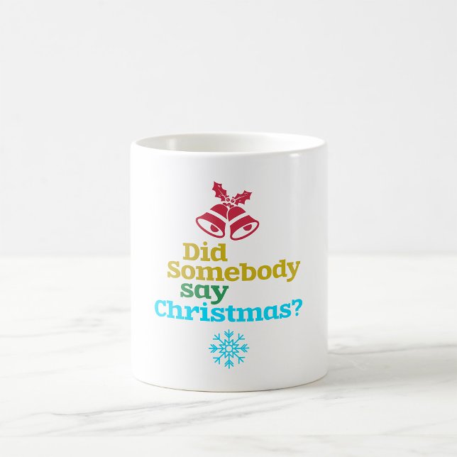 Caneca De Café Alguém Disse Natal (Criador carregado)