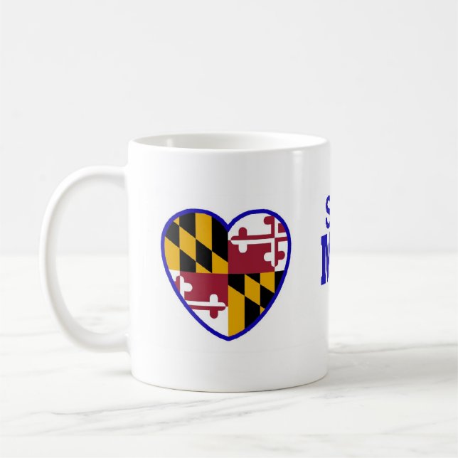 Caneca De Café Alguém em Maryland ama-me (Esquerda)