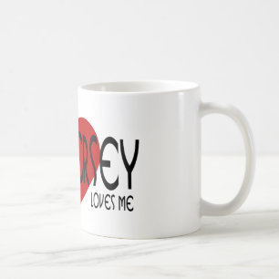 Caneca De Café Alguém em New-jersey ama-me