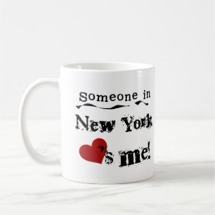Caneca De Café Alguém em New York ama-me