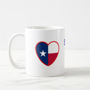 Caneca De Café Alguém em Texas ama-me