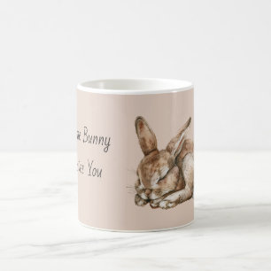 Caneca De Café Algum Coelhinho Ama Você