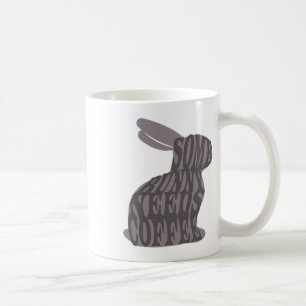 Caneca De Café Algum Coelho Precisa de Café Coelho de Páscoa Aman