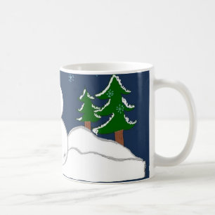 Caneca De Café Alguma Montagem Necessária Boneco de Neve