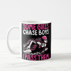 Caneca De Café Algumas Garotas Caçam Garotos Eu as Passo - Nataçã
