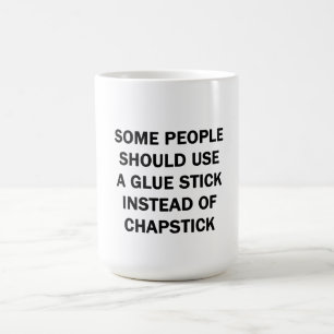 Caneca De Café Algumas Pessoas devem usar um adesivo cola