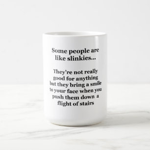 Caneca De Café Algumas pessoas são como Slinkies