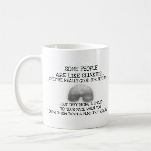 Caneca De Café Algumas Pessoas São Como Slinkies